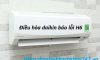 điều hòa daikin báo lỗi H6